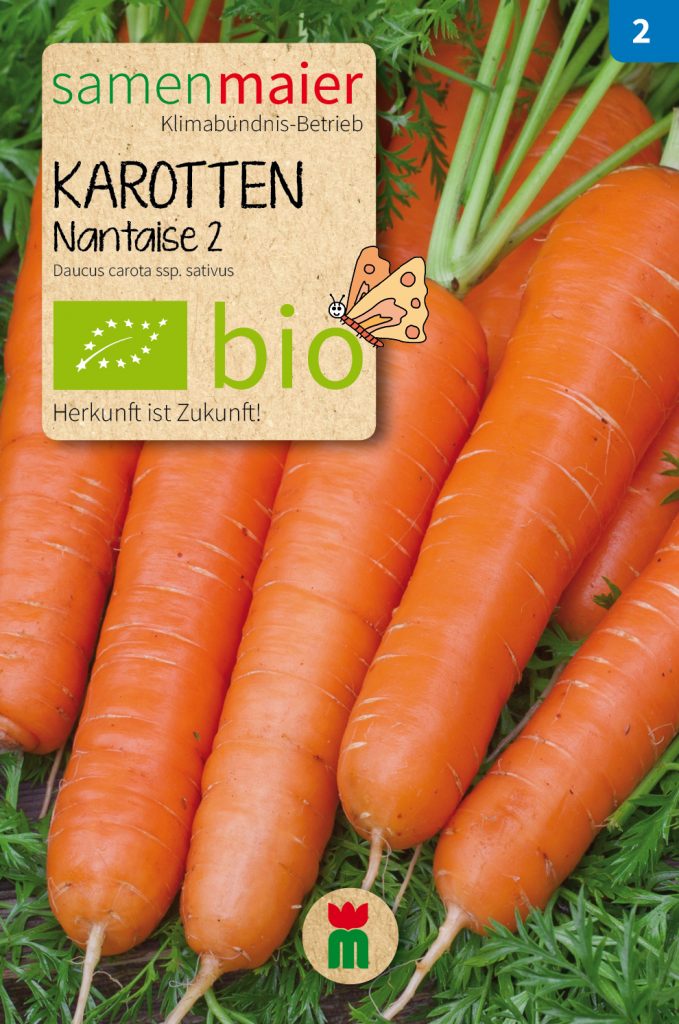 BIO Gemüsesamen Karotten "Nantaise 2"