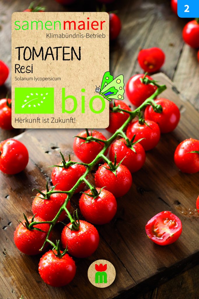 BIO Gemüsesamen Tomaten "Resi"