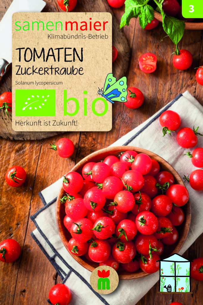 BIO Gemüsesamen Tomate “Zuckertraube”