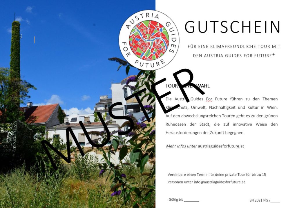 Gutschein für eine Führung mit Austria Guides For Future bis 15 Personen