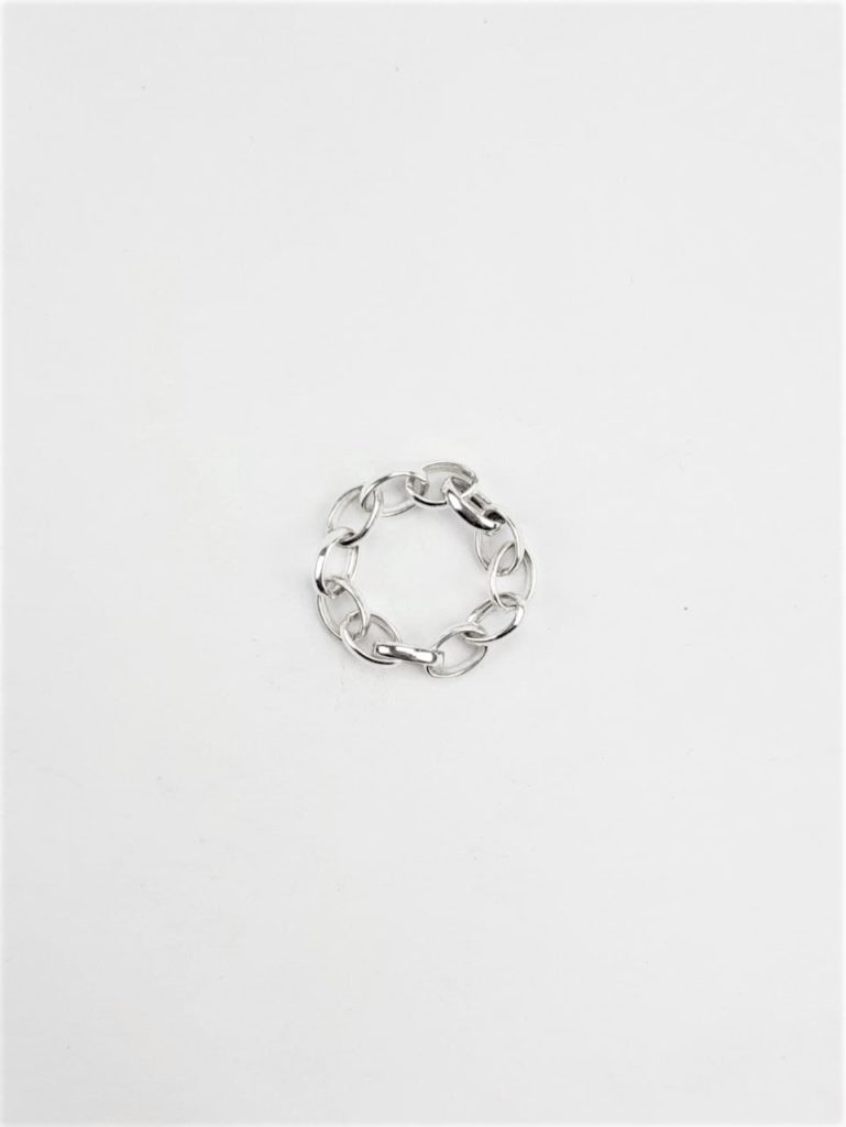 ERBS CHAIN Ring aus recycelten 925 Sterling Silber